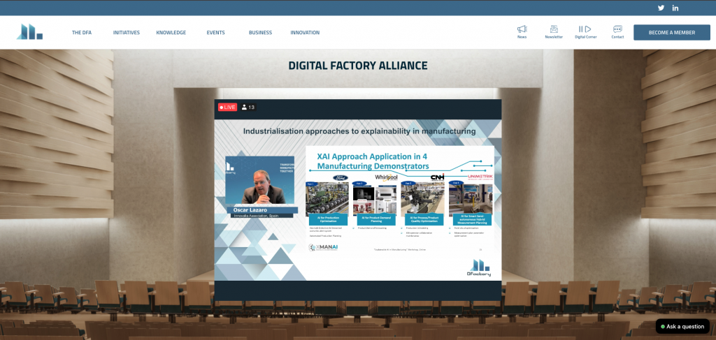 Digital Factory Alliance (DFA) event_XMANAI