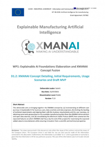 D1.2: XMANAI Concept Detailing, Initial Requirements, Usage Scenarios and Draft MVP